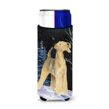 Starry Night Airedale Ultra Beverage Insulators For Slim Cans Ss8361Muk