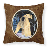 Caroline'S Treasures Ss8361Pw1414 Starry Night Airedale Decorative Canvas Fabric Pillow, Large, Multicolor