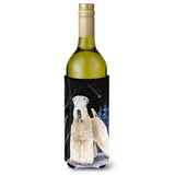 Starry Night Wheaten Terrier Soft Coated Wine Bottle Beverage Insulator Beverage Insulator Hugger