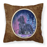 Caroline'S Treasures Ss8366Pw1414 Starry Night Briard Decorative Canvas Fabric Pillow, Large, Multicolor