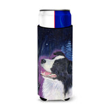 Starry Night Border Collie Ultra Beverage Insulators For Slim Cans Ss8369Muk