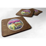 Caroline'S Treasures Ss8371Fc Basenji Foam Coasters (Set Of 4), 3.5 H X 3.5 W, Multicolor