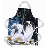 Caroline'S Treasures Ss8374Apron Starry Night Japanese Chin Apron, Large, Multicolor