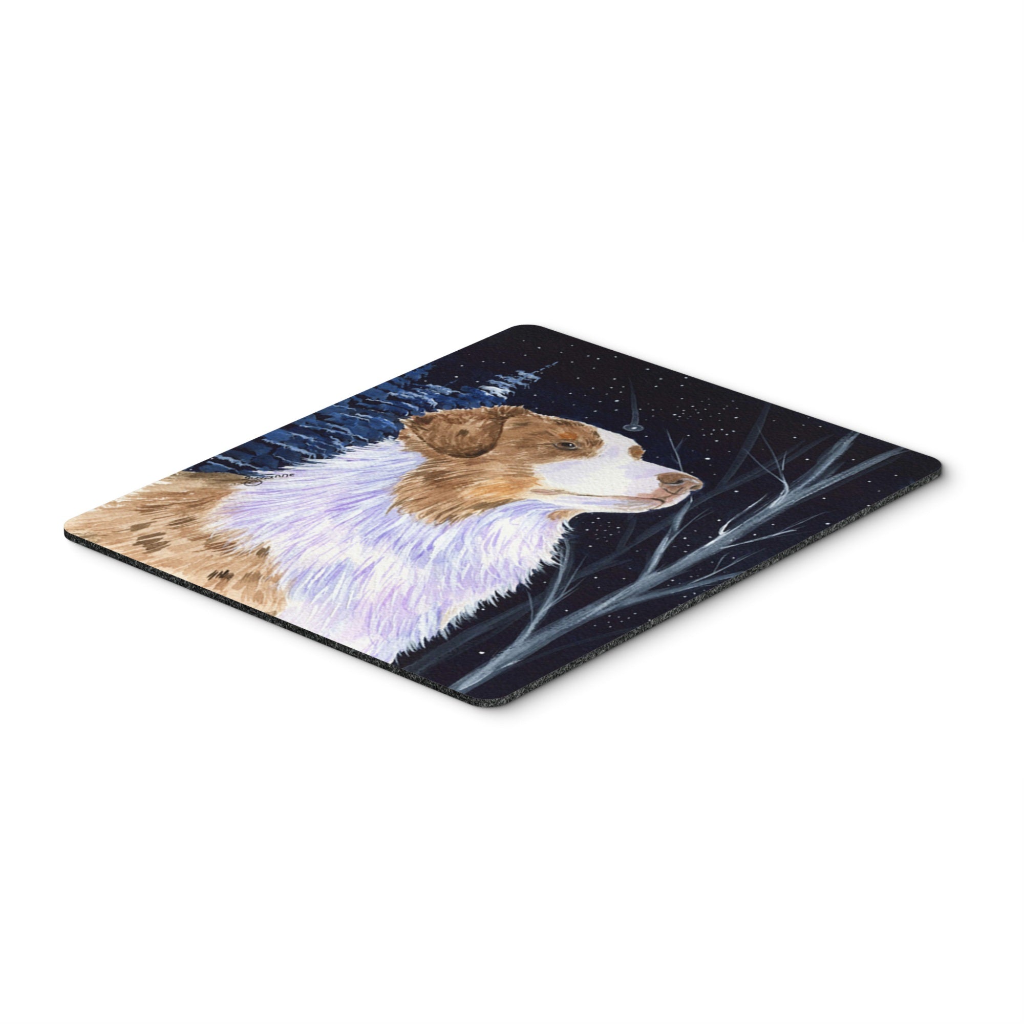 Caroline'S Treasures Mouse/Hot Pad/Trivet, Starry Night Australian Shepherd (Ss8375Mp)