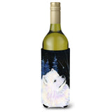 Starry Night Samoyed Wine Bottle Beverage Insulator Beverage Insulator Hugger
