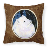 Caroline'S Treasures Ss8376Pw1414 Starry Night Samoyed Decorative Canvas Fabric Pillow, Large, Multicolor