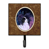 Caroline'S Treasures Ss8377Sh4 Starry Night Papillion Leash Holder Or Key Hook, Small, Multicolor