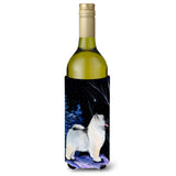 Starry Night Keeshond Wine Bottle Beverage Insulator Beverage Insulator Hugger Ss8380Literk