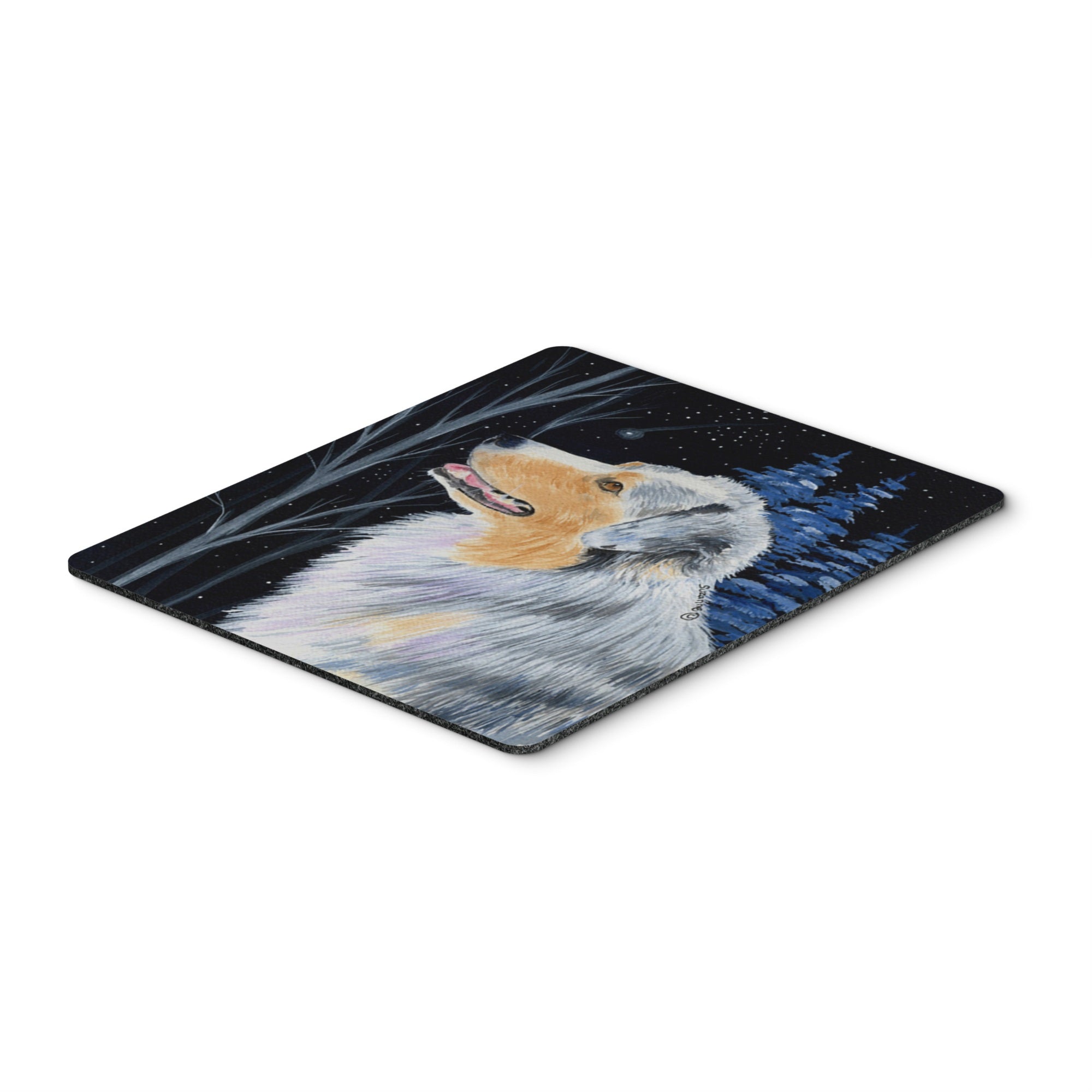 Caroline'S Treasures Mouse/Hot Pad/Trivet, Starry Night Australian Shepherd (Ss8382Mp)
