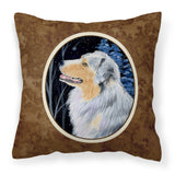 Caroline'S Treasures Ss8382Pw1414 Starry Night Australian Shepherd Fabric Pillow, Large, Multicolor
