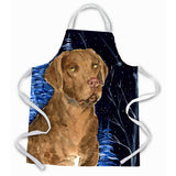 Caroline'S Treasures Ss8384Apron Starry Night Chesapeake Bay Retriever Apron, Large, Multicolor
