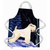 Caroline'S Treasures Ss8386Apron Starry Night Wheaten Terrier Soft Coated Apron, Large, Multicolor