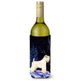 Starry Night Wheaten Terrier Soft Coated Wine Bottle Beverage Insulator Beverage Insulator Hugger Ss8386Literk