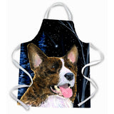 Caroline'S Treasures Ss8387Apron Starry Night Corgi Apron, Large, Multicolor