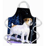 Caroline'S Treasures Ss8388Apron Starry Night Jack Russell Terrier Apron, Large, Multicolor