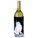 Starry Night American Eskimo Wine Bottle Beverage Insulator Beverage Insulator Hugger