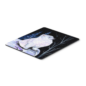 Caroline'S Treasures Mouse/Hot Pad/Trivet, Starry Night American Eskimo (Ss8389Mp)