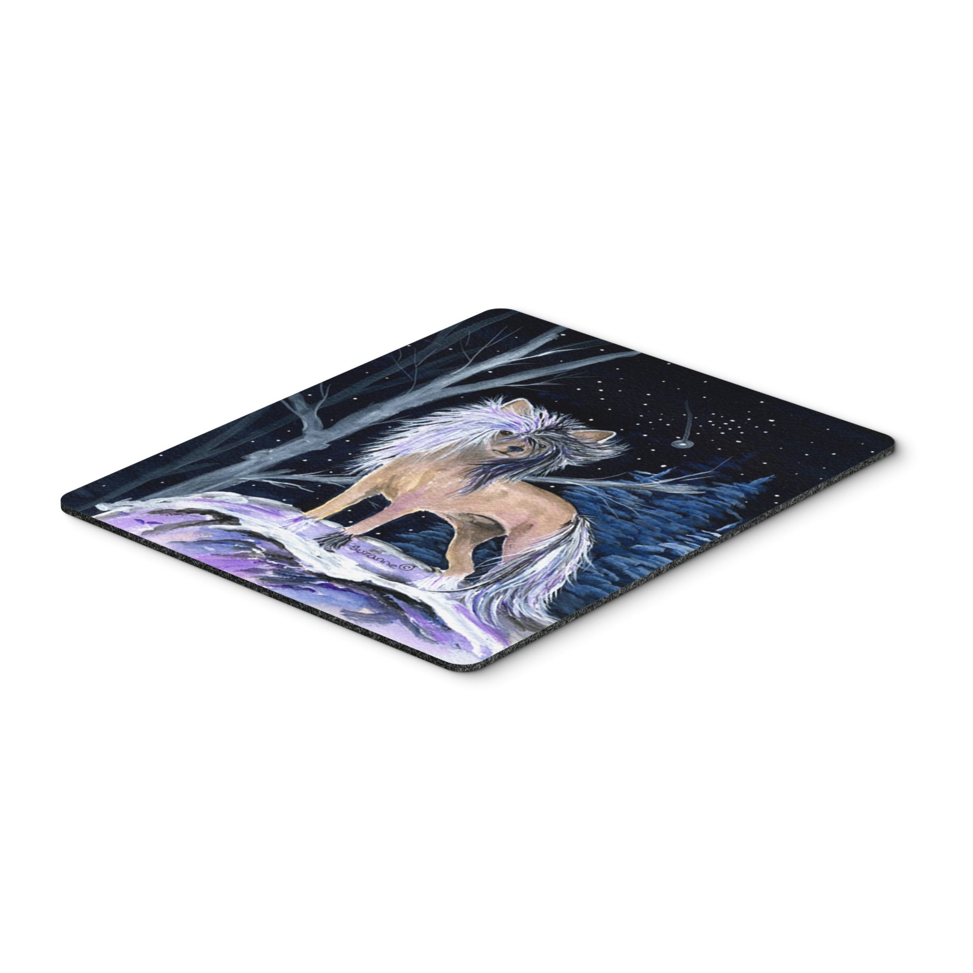 Caroline'S Treasures Mouse/Hot Pad/Trivet, Starry Night Chinese Crested (Ss8390Mp)