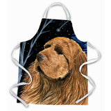 Caroline'S Treasures Ss8391Apron Starry Night Sussex Spaniel Apron, Large, Multicolor