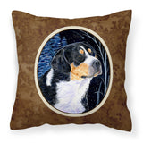 Caroline'S Treasures Ss8393Pw1414 Starry Night Bernese Mountain Dog Fabric Pillow, Large, Multicolor
