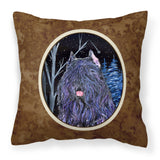 Caroline'S Treasures Ss8394Pw1414 Starry Night Bouvier Des Flandres Fabric Pillow, Large, Multicolor