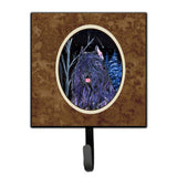 Caroline'S Treasures Ss8394Sh4 Starry Night Bouvier Des Flandres Leash Holder Or Key Hook, Small, Multicolor