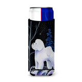 Starry Night Bichon Frise Ultra Beverage Insulators For Slim Cans Ss8397Muk