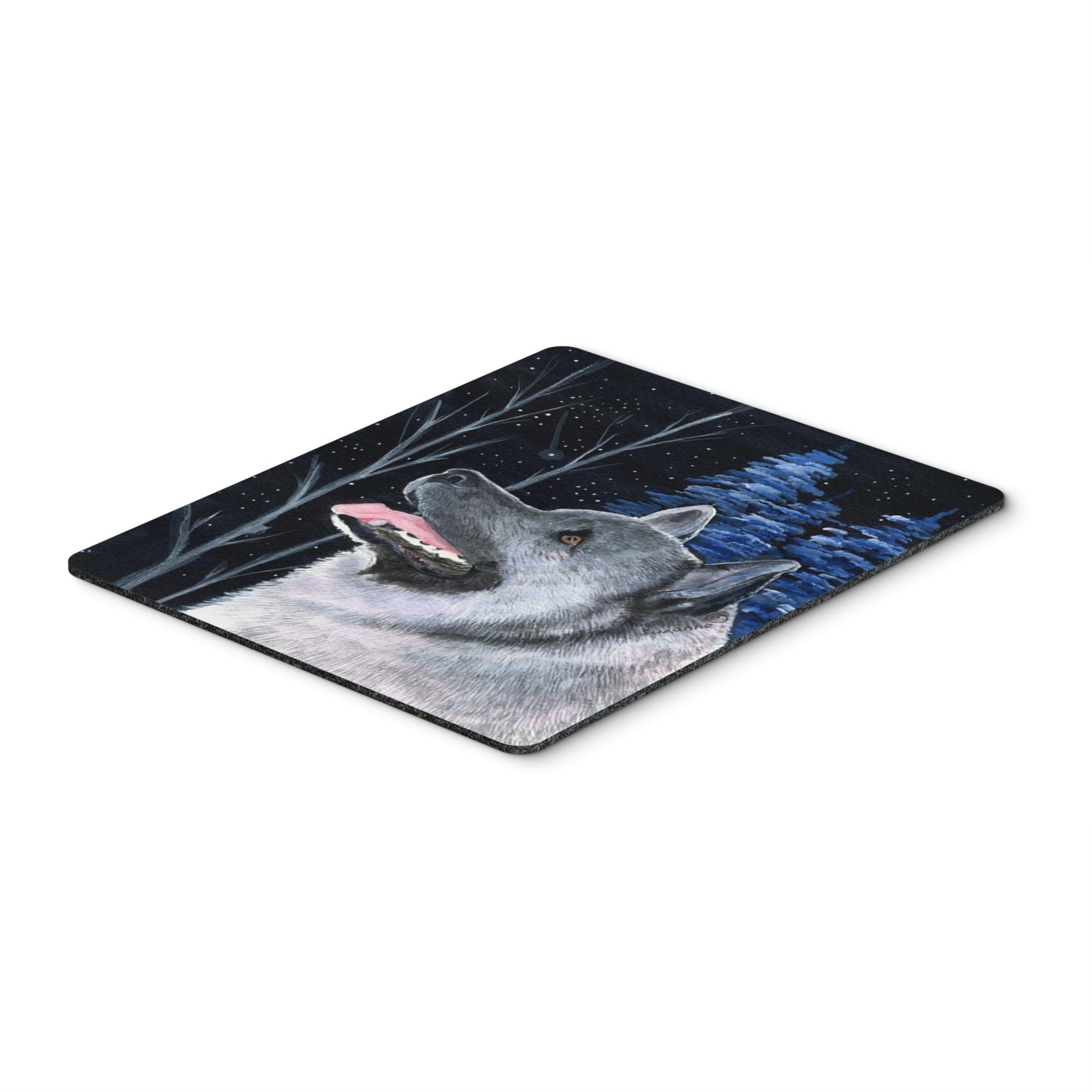 Caroline'S Treasures Mouse/Hot Pad/Trivet, Starry Night Norwegian Elkhound (Ss8398Mp)