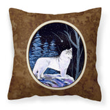 Caroline'S Treasures Ss8400Pw1414 Starry Night Siberian Husky Fabric Pillow, Large, Multicolor