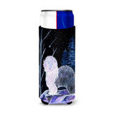 Starry Night Old English Sheepdog Ultra Beverage Insulators For Slim Cans Ss8401Muk