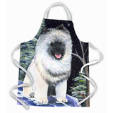 Caroline'S Treasures Ss8404Apron Starry Night Keeshond Apron, Large, Multicolor
