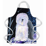 Caroline'S Treasures Ss8406Apron Starry Night Old English Sheepdog Apron, Large, Multicolor