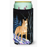 Starry Night Australian Cattle Dog Tall Boy Beverage Insulator Beverage Insulator Hugger