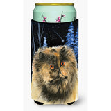 Starry Night Cat - Persian Tall Boy Beverage Insulator Beverage Insulator Hugger