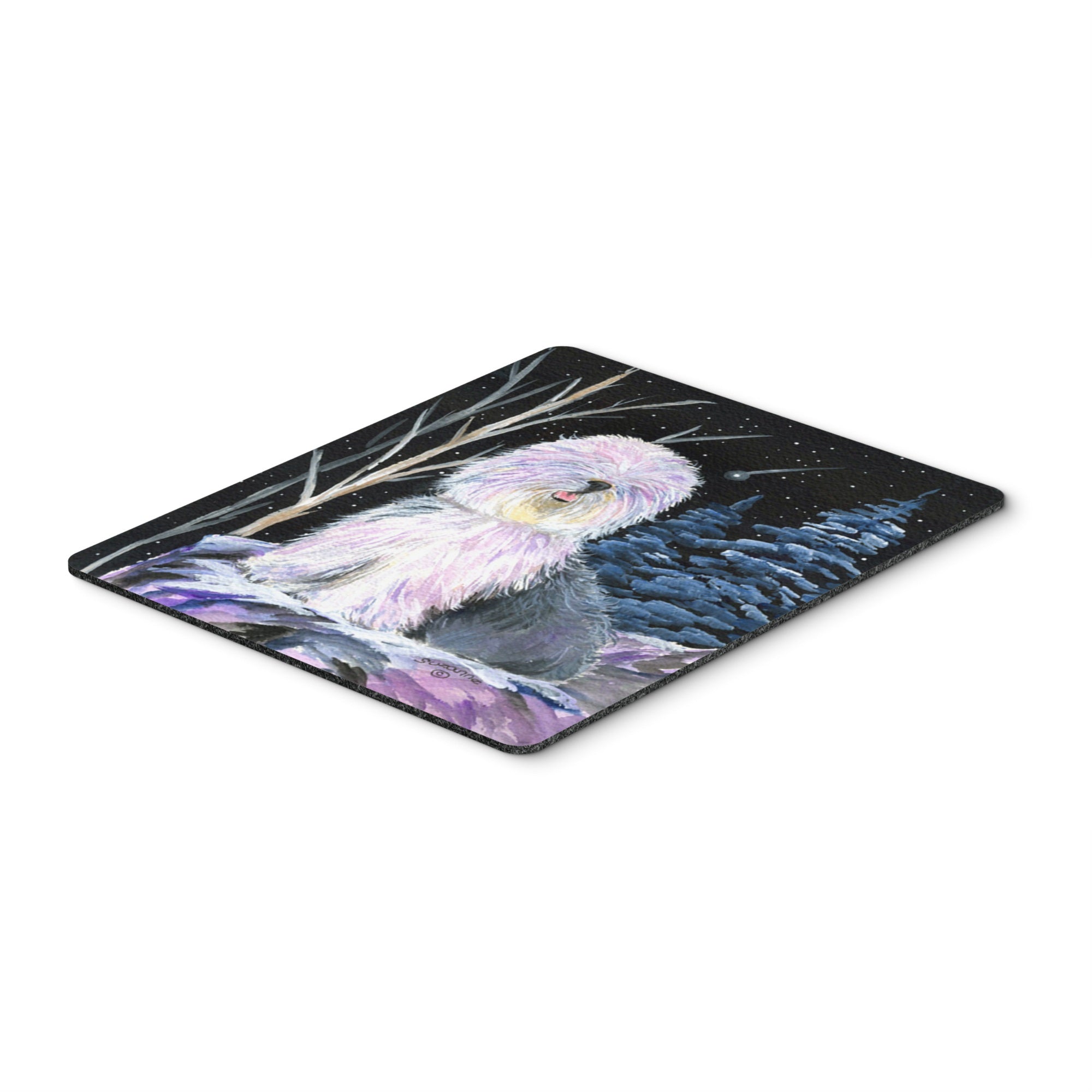 Caroline'S Treasures Mouse/Hot Pad/Trivet, Starry Night Old English Sheepdog (Ss8409Mp)