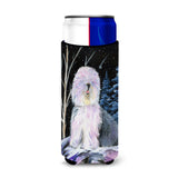 Starry Night Old English Sheepdog Ultra Beverage Insulators For Slim Cans Ss8409Muk