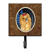 Caroline'S Treasures Ss8413Sh4 Starry Night Yorkie Leash Holder Or Key Hook, Small, Multicolor