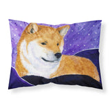 Caroline'S Treasures Ss8417Pillowcase Shiba Inu Moisture Wicking Fabric Standard Pillowcase, Large, Multicolor