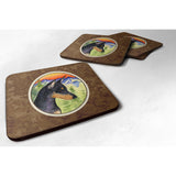 Caroline'S Treasures Ss8425Fc Manchester Terrier Foam Coasters (Set Of 4), 3.5 H X 3.5 W, Multicolor