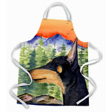 Caroline'S Treasures Ss8433Apron Manchester Terrier Apron, Large, Multicolor
