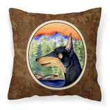 Caroline'S Treasures Ss8433Pw1414 Manchester Terrier Decorative Canvas Fabric Pillow, Large, Multicolor