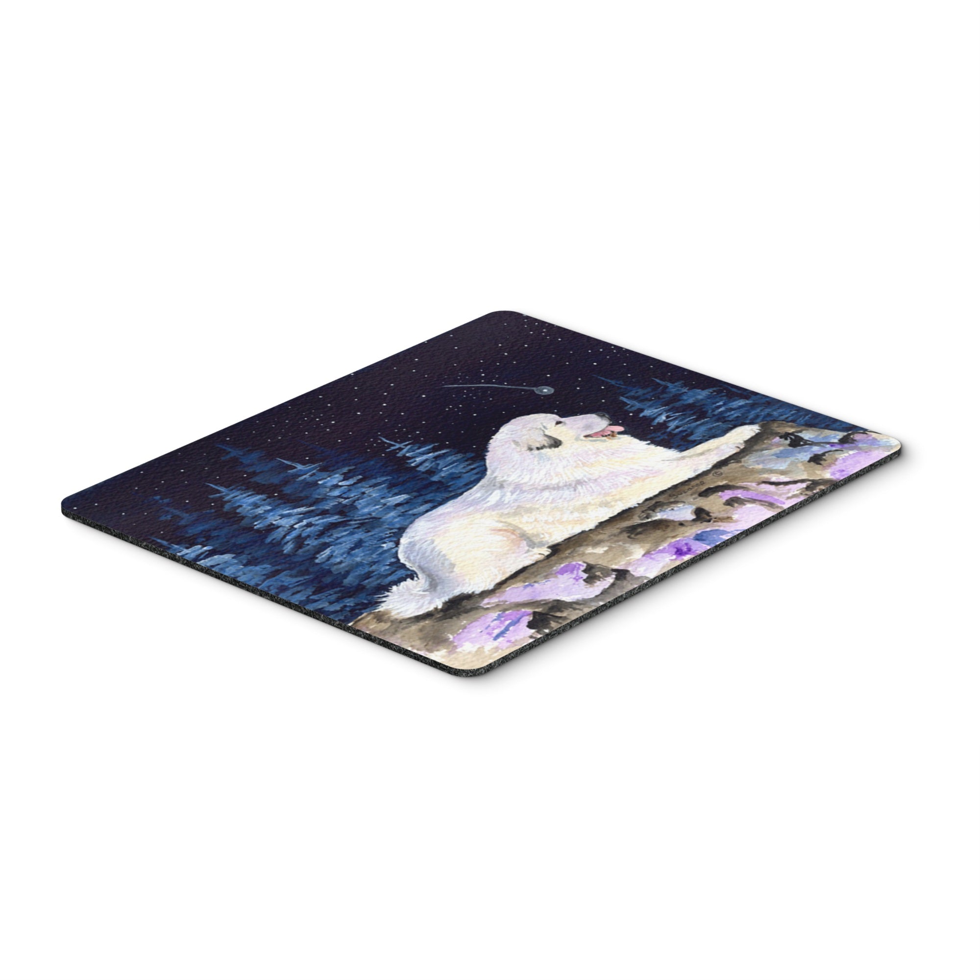 Caroline'S Treasures Mouse/Hot Pad/Trivet, Starry Night Great Pyrenees (Ss8438Mp)