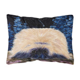 Caroline'S Treasures Ss8439Pw1216 Starry Night Pekingese Decorative Canvas Fabric Pillow, Large, Multicolor