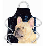 Caroline'S Treasures Ss8441Apron Starry Night French Bulldog Apron, Large, Multicolor