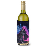Starry Night Scottish Terrier Wine Bottle Beverage Insulator Beverage Insulator Hugger