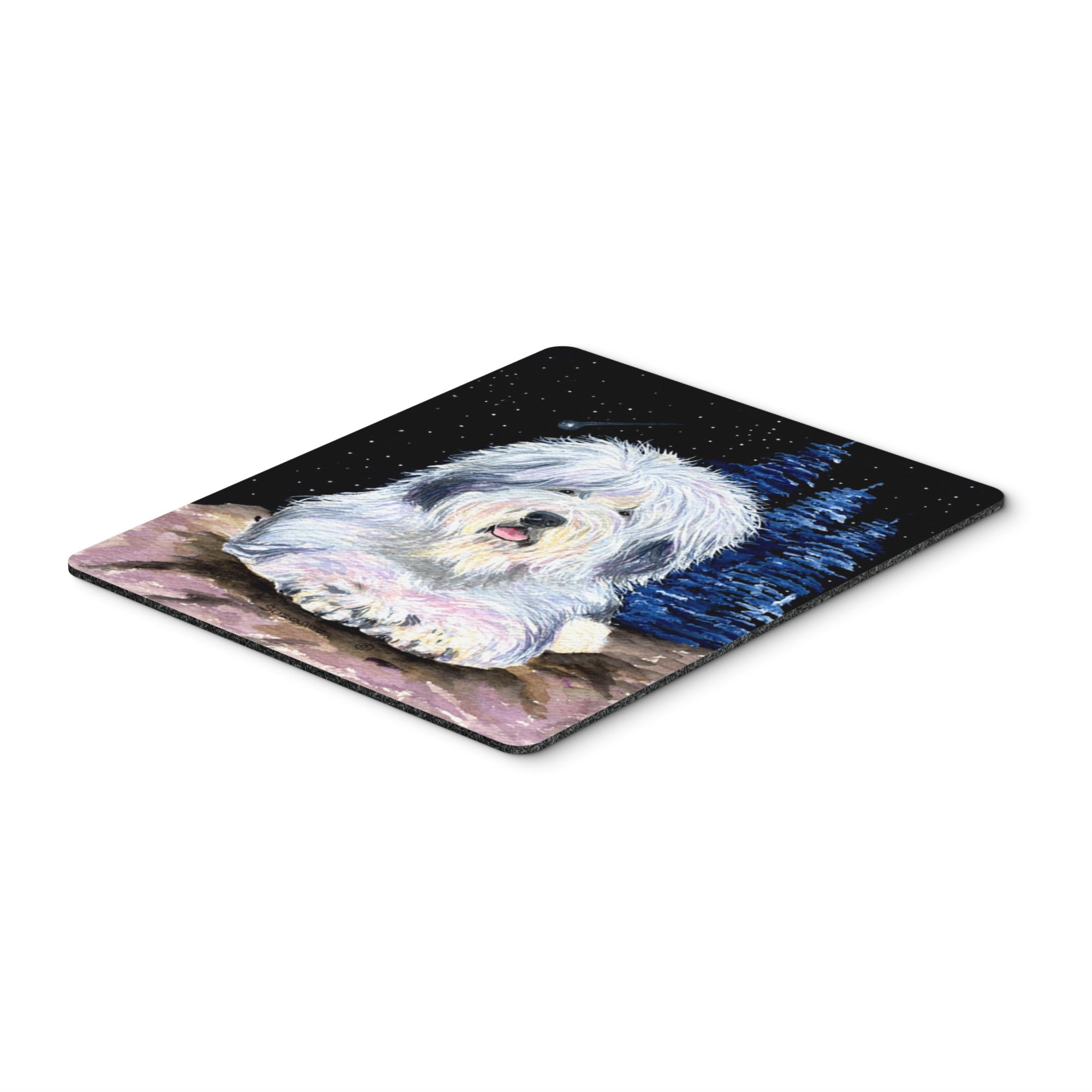 Caroline'S Treasures Mouse/Hot Pad/Trivet, Starry Night Old English Sheepdog (Ss8443Mp)
