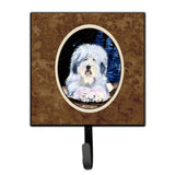 Caroline'S Treasures Ss8443Sh4 Starry Night Old English Sheepdog Leash Holder Or Key Hook, Small, Multicolor