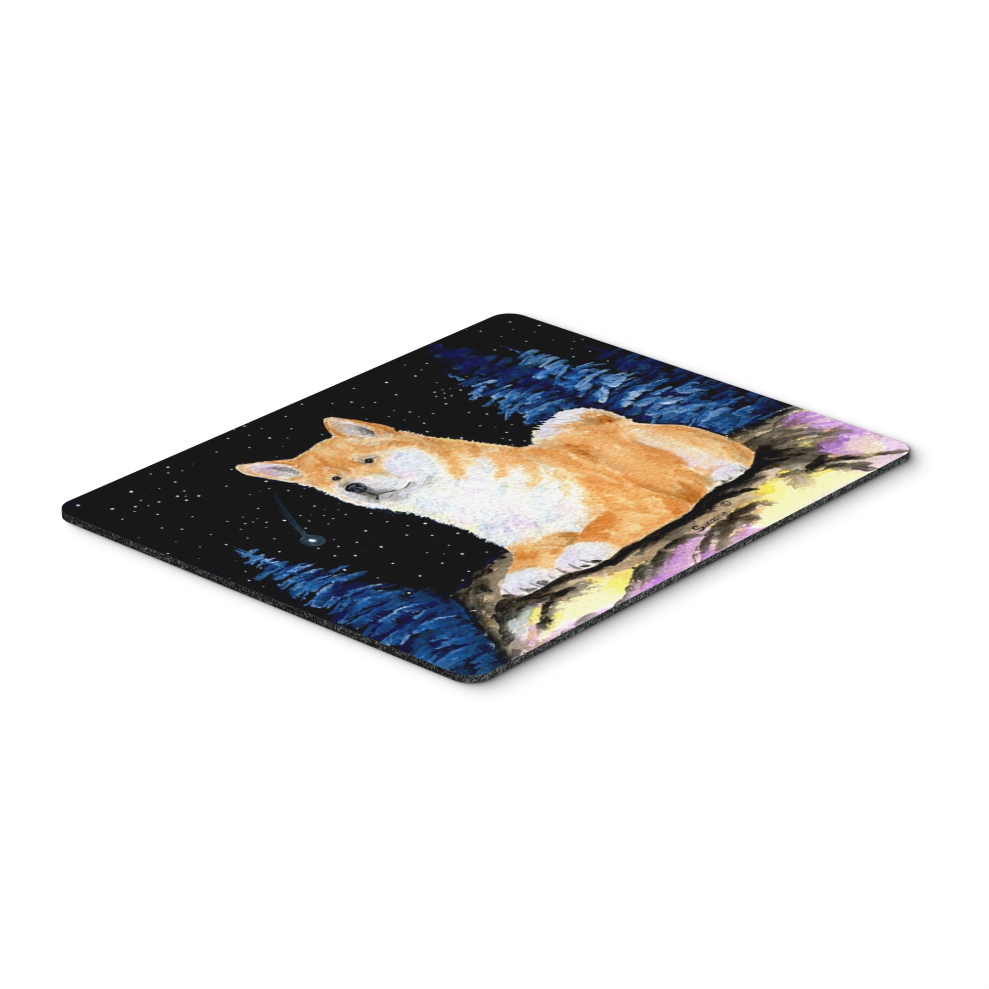 Caroline'S Treasures Mouse/Hot Pad/Trivet, Starry Night Shiba Inu (Ss8445Mp)
