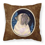 Caroline'S Treasures Ss8448Pw1414 Starry Night Mastiff Decorative Canvas Fabric Pillow, Large, Multicolor