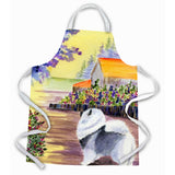 Caroline'S Treasures Ss8452Apron Keeshond Apron, Large, Multicolor